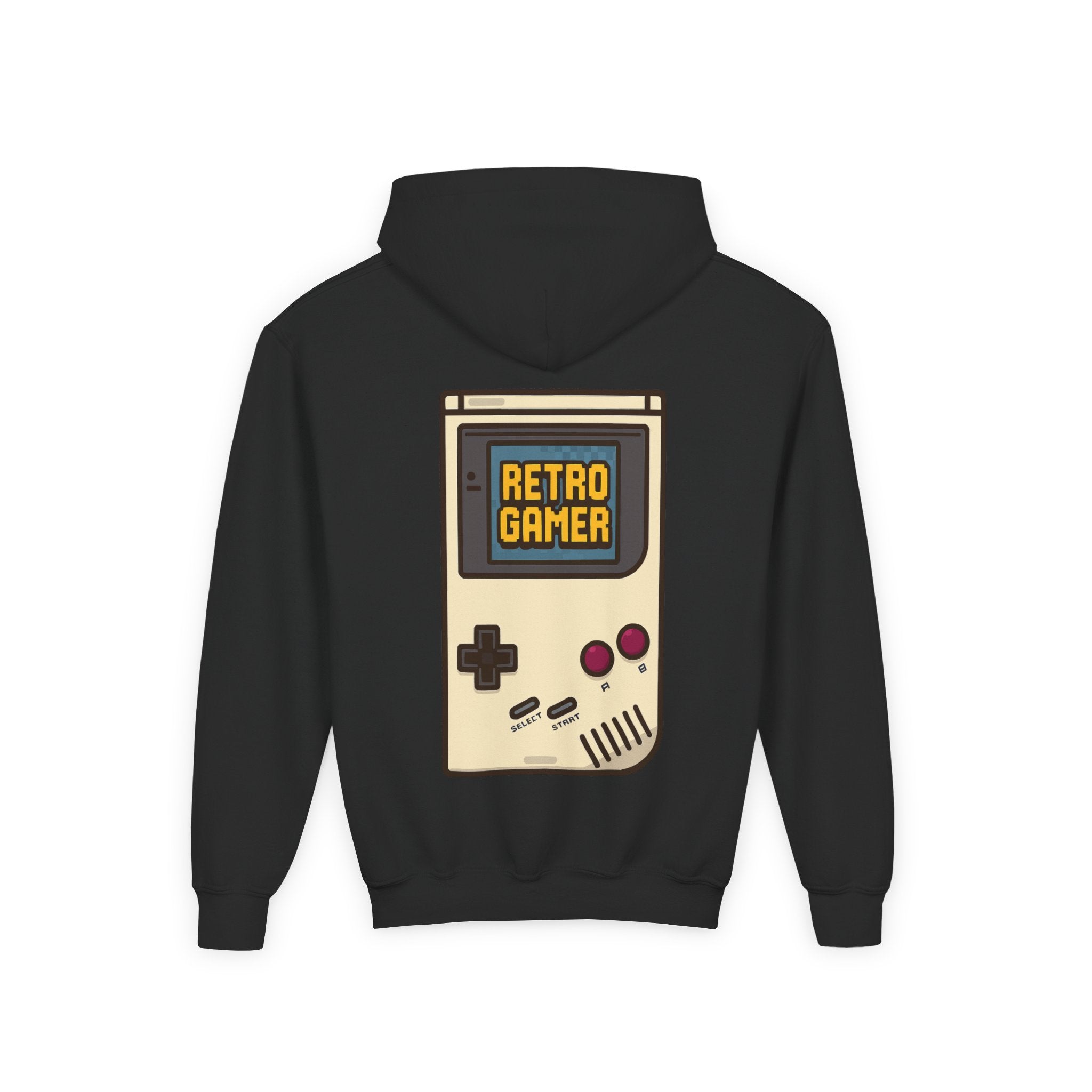 Retro Gamer Youth Hooded Sweatshirt, Casual Wear