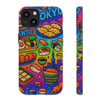 Bento Box, White Cover Design, Tough Cases, Phone Cover
