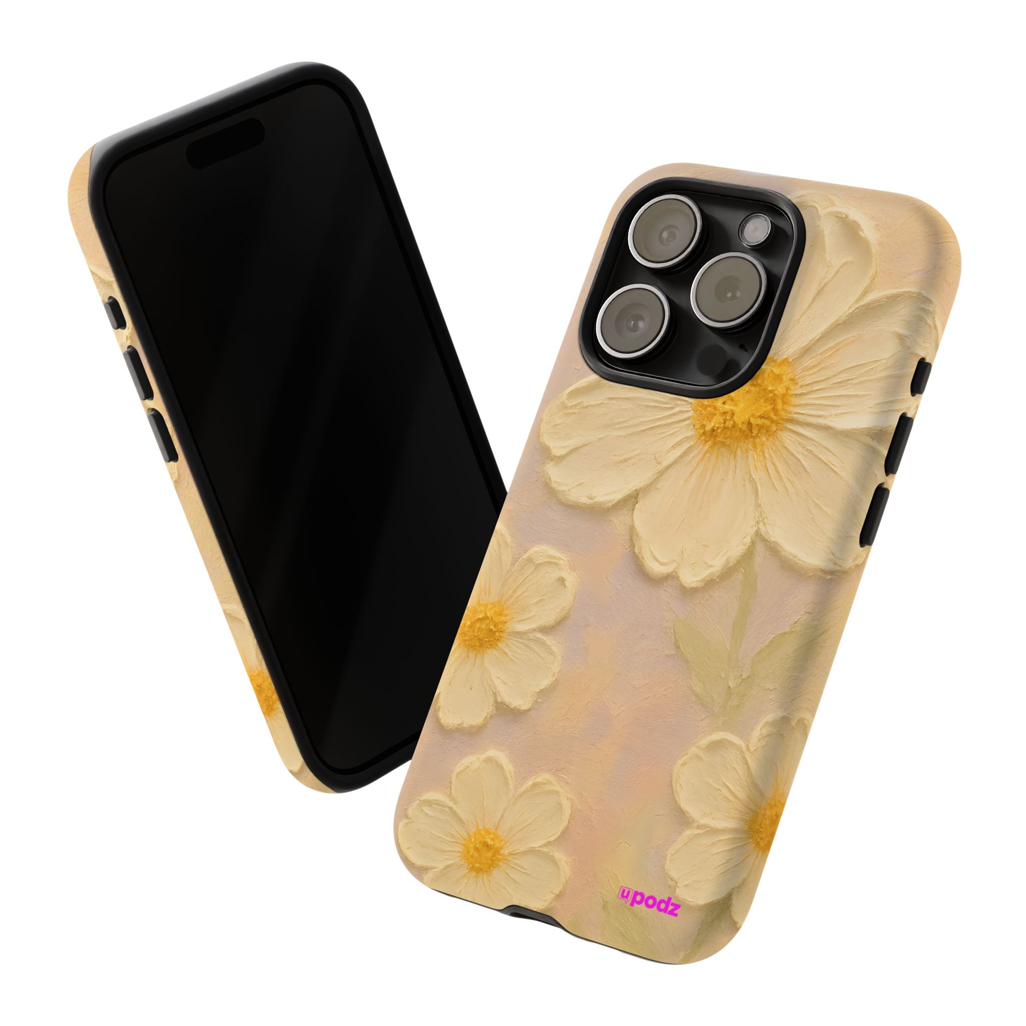 Phone Cases - Colorful Retro Oil Painting Flower