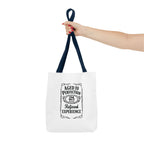 Aged to perfection Tote Bag, Inspirational Gift, Eco-Friendly Shopping Bag