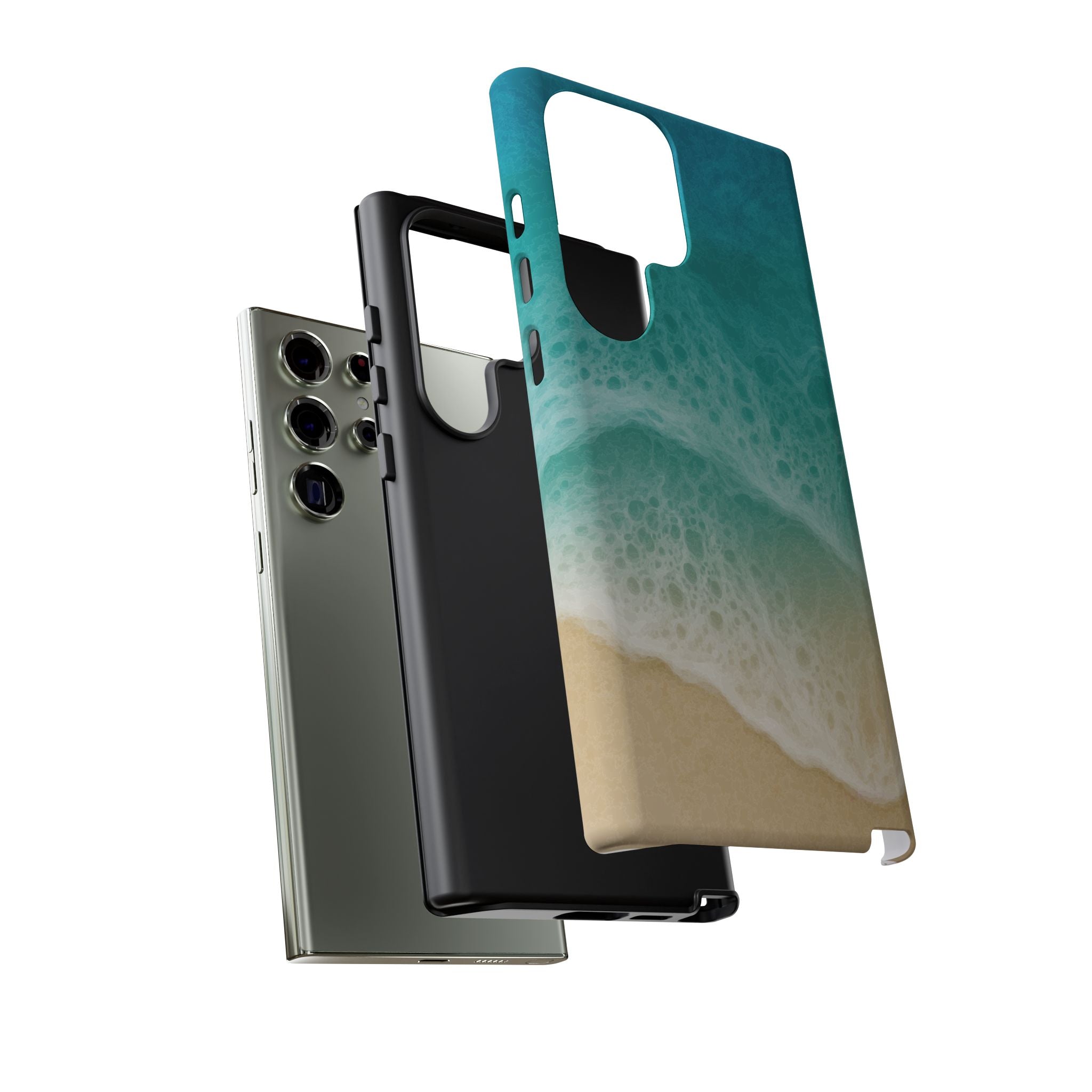 Resin Art, White Cover Design, Tough Cases, Phone Cover