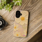 Phone Cases - Colorful Retro Oil Painting Flower