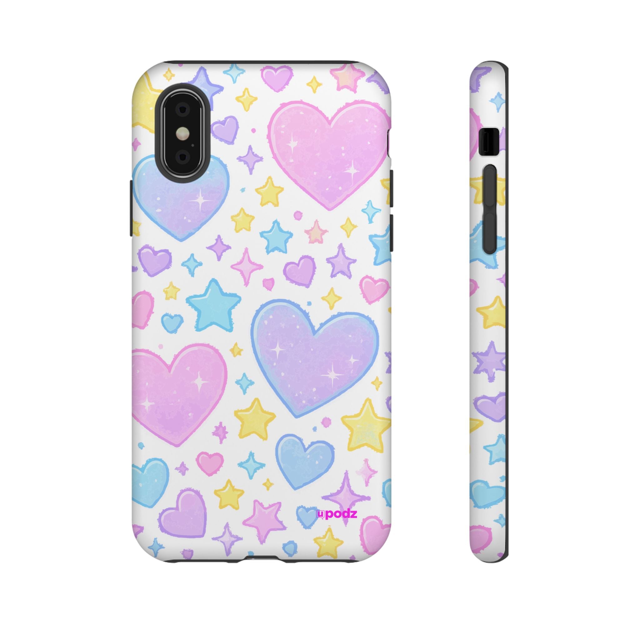 Colourful Doodle Design, Tough Cases, Phone Cover