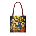 Pizza Heist Tote Bag - Quirky AOP Design, Fun Bag