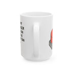 My Finger is on the Button Ceramic Mug |  Personalized Mug