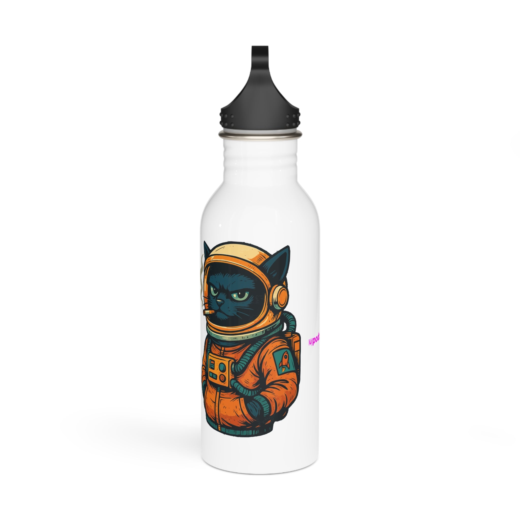 Smokin Cat - Water Bottle, Reusable Sports Hydration Flask
