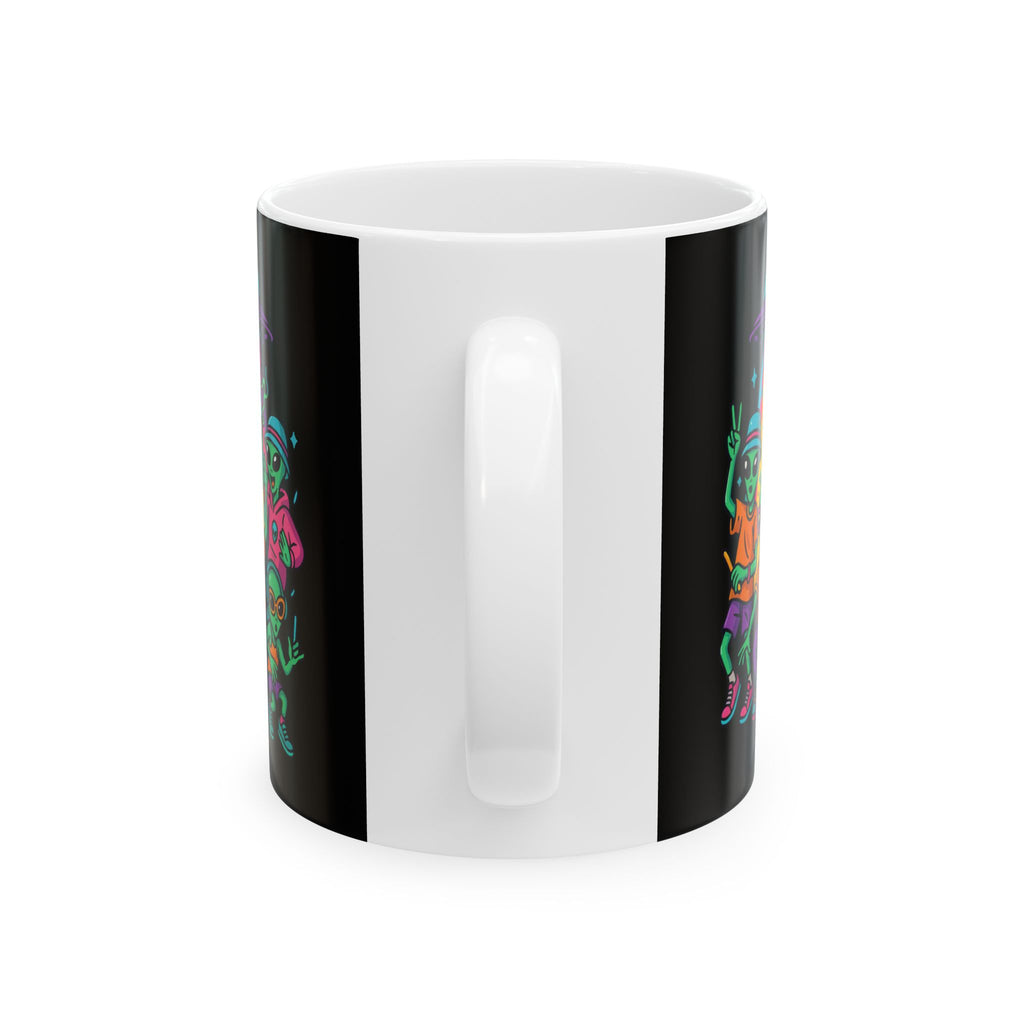Alien Party Ceramic Mug |  Personalized Mug