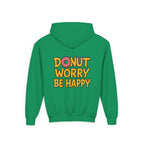 Donuts make me happy, Youth Hooded Sweatshirt, Casual Wear