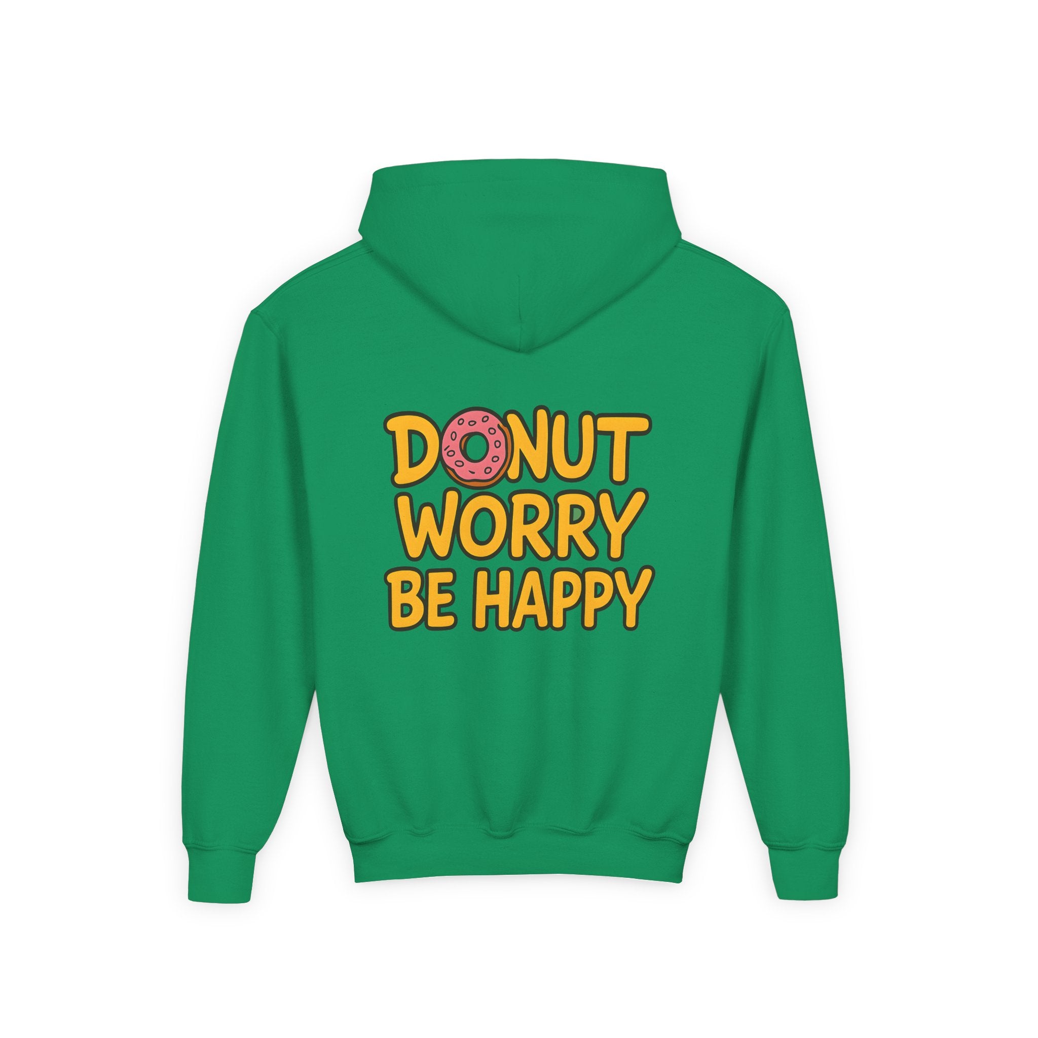 Donuts make me happy, Youth Hooded Sweatshirt, Casual Wear