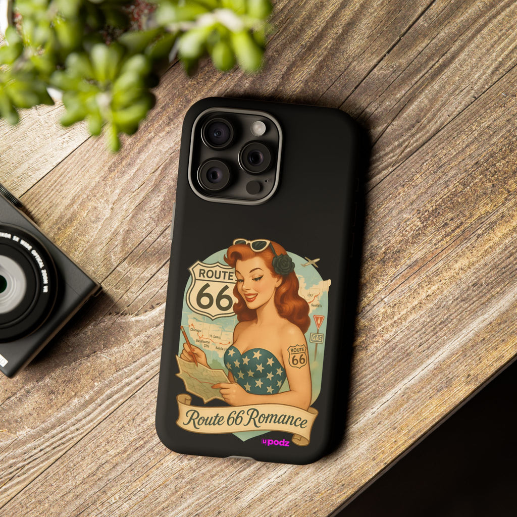 Route 66 Design, Tough Cases, Phone Cover, Unique Gift