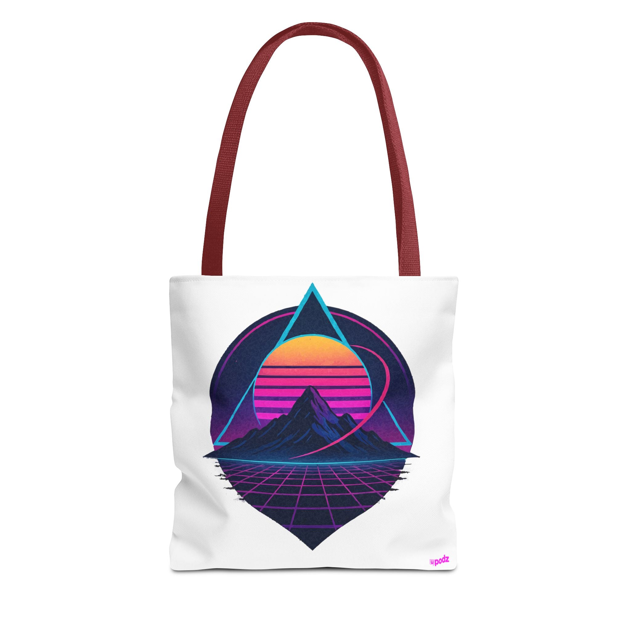Sunset Mountain Tote - Quirky Design, Fun Bag