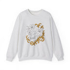 Floral Skull, Sweatshirt