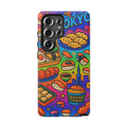 Bento Box, White Cover Design, Tough Cases, Phone Cover