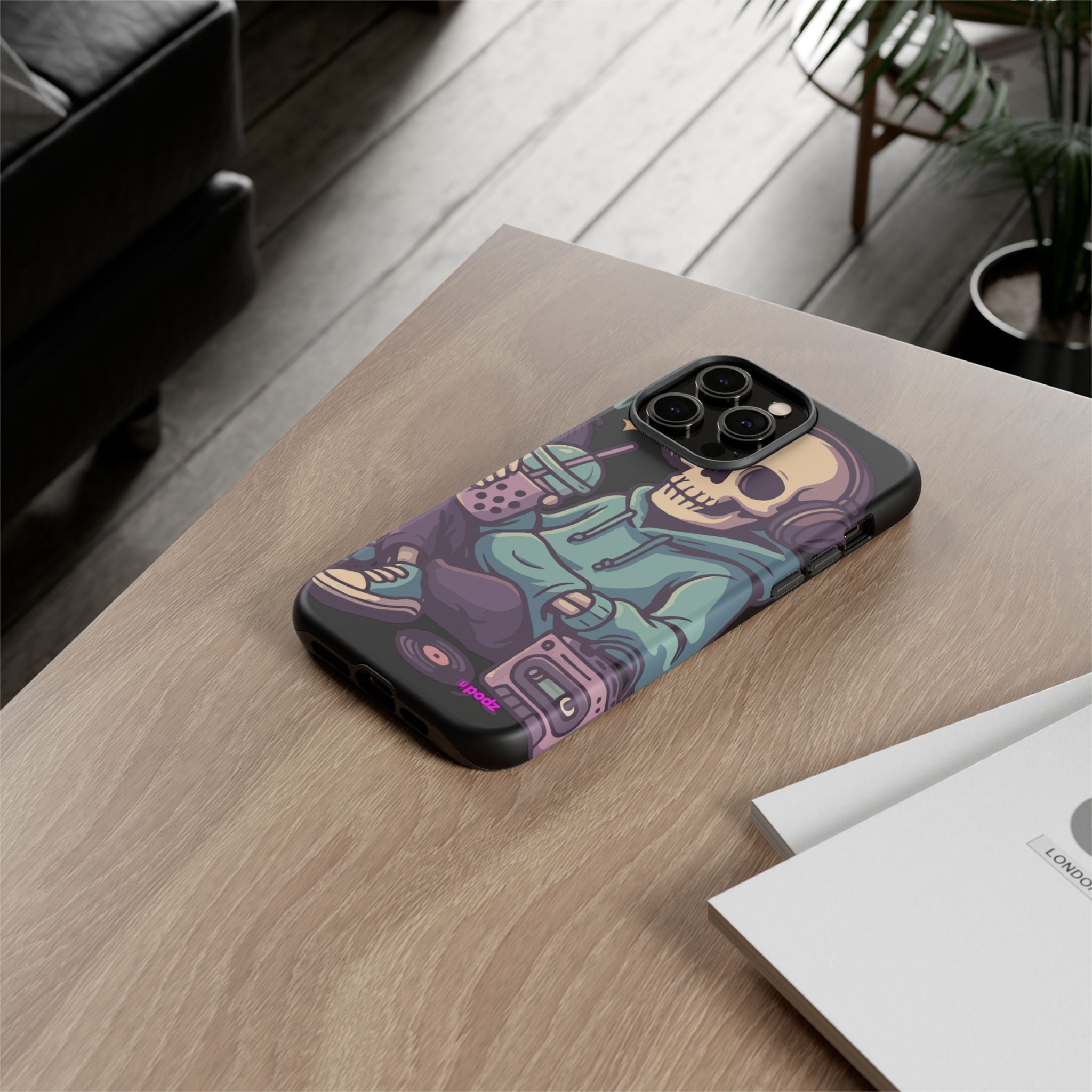 Skull Headphones Design, Tough Cases, Phone Cover
