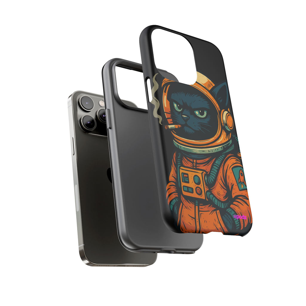 Smoking Cat Design, Tough Cases, Phone Cover