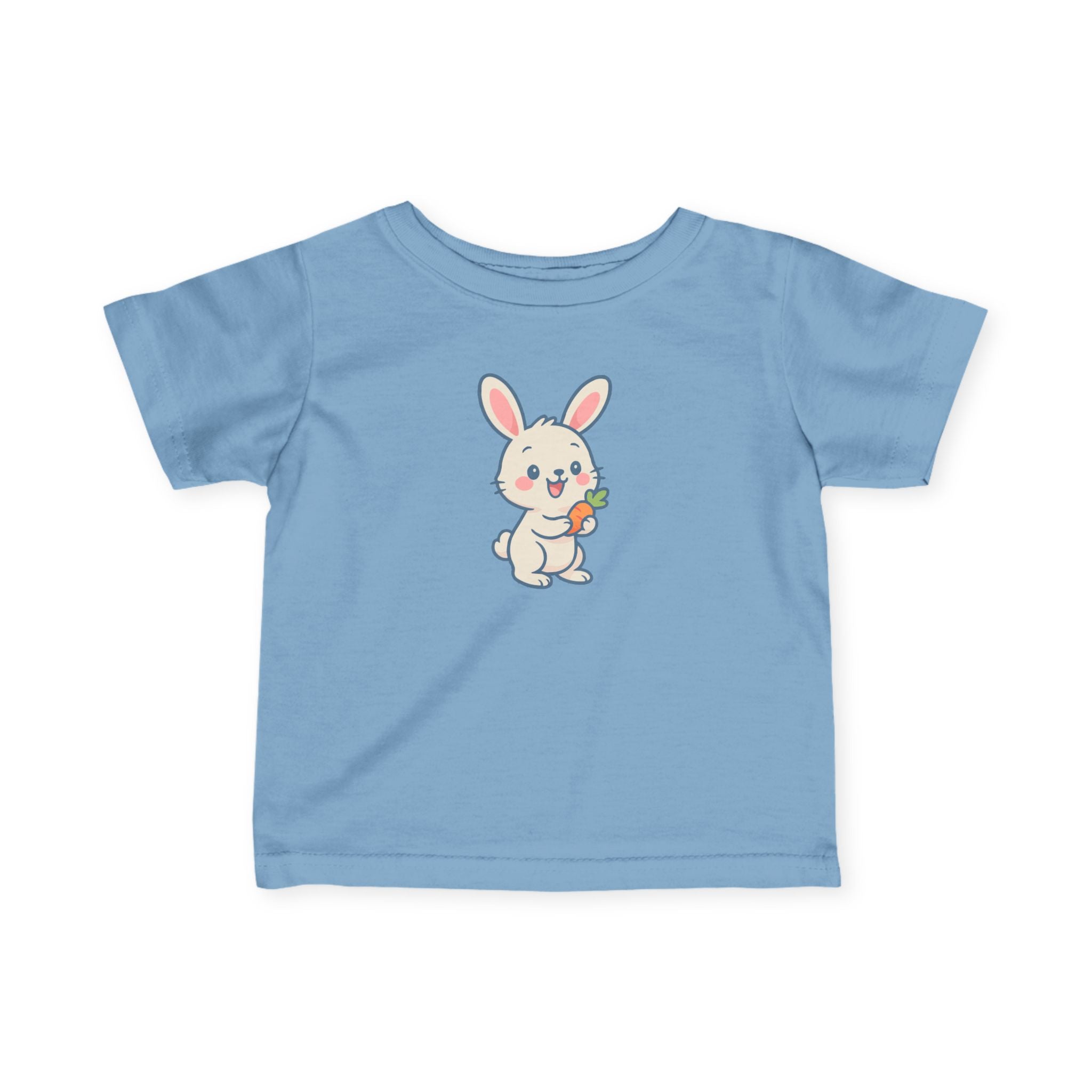 Happy Baby Bunny Infant Tee, Baby Shirt, Toddler Tee, Farm Animal T-Shirt