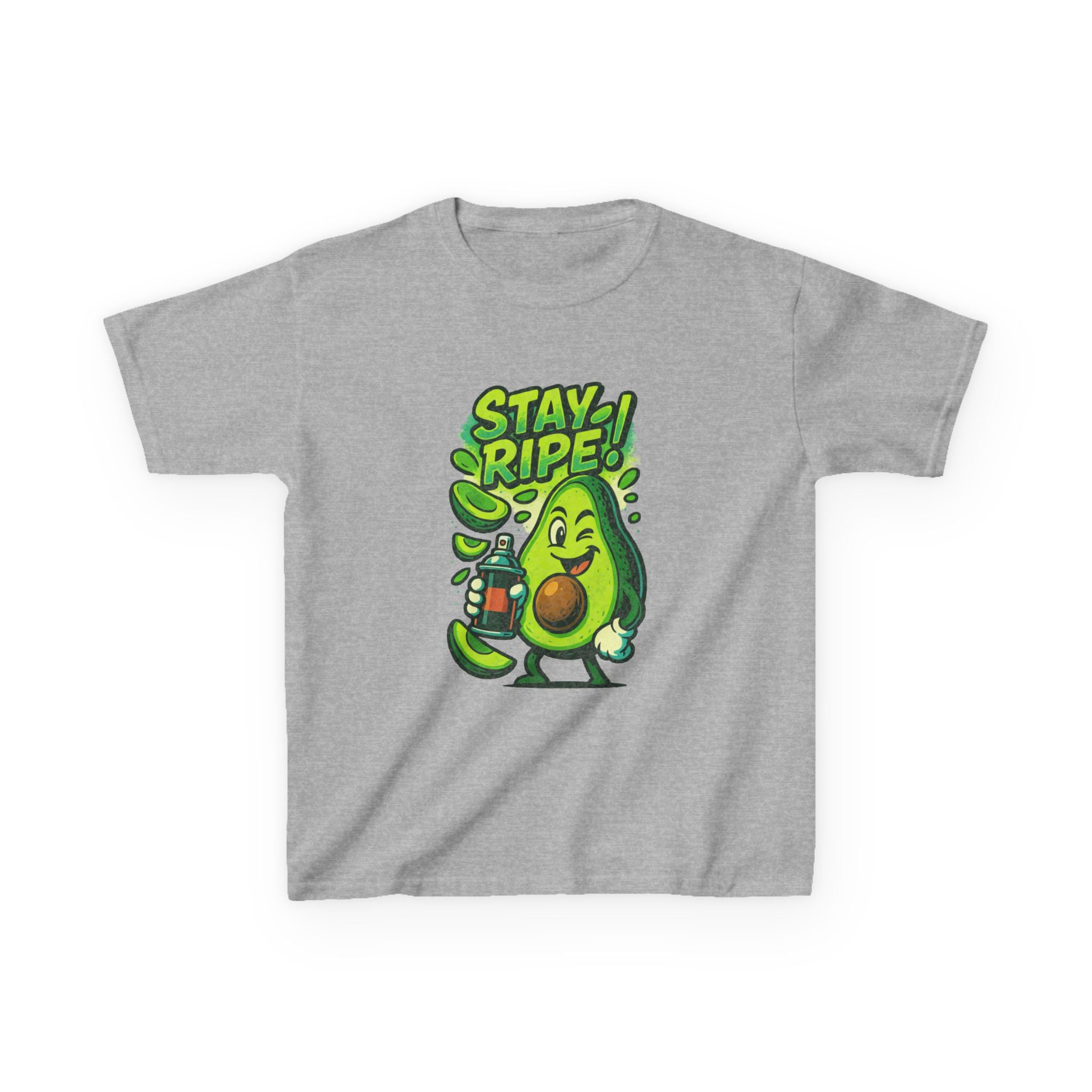 Stay Ripe Kids Tee, Fun Graphic Tee, Kids Cotton T-Shirt