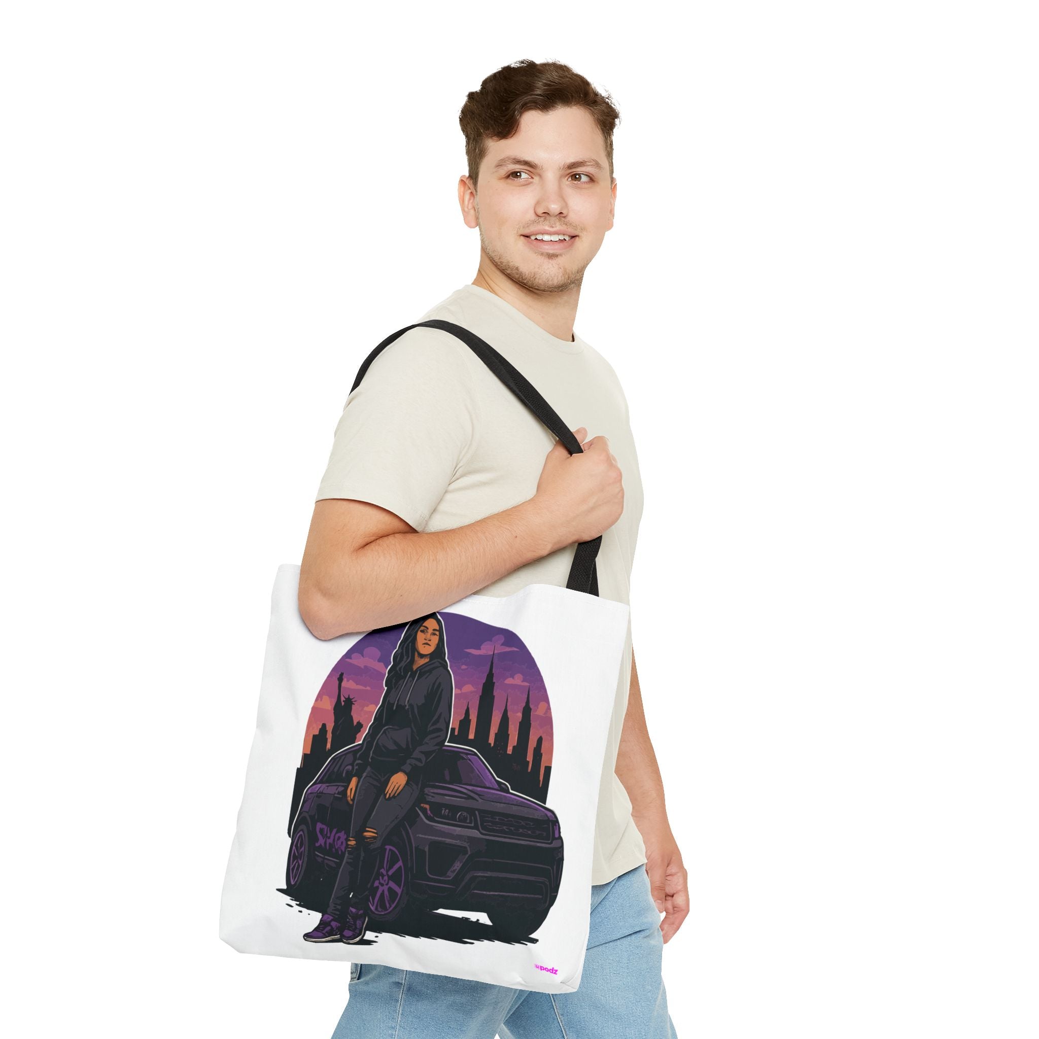 Just Cruzin Tote Bag - Quirky Fun Bag