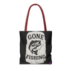 Gone Fishing Tote Bag - Quirky Fun Bag