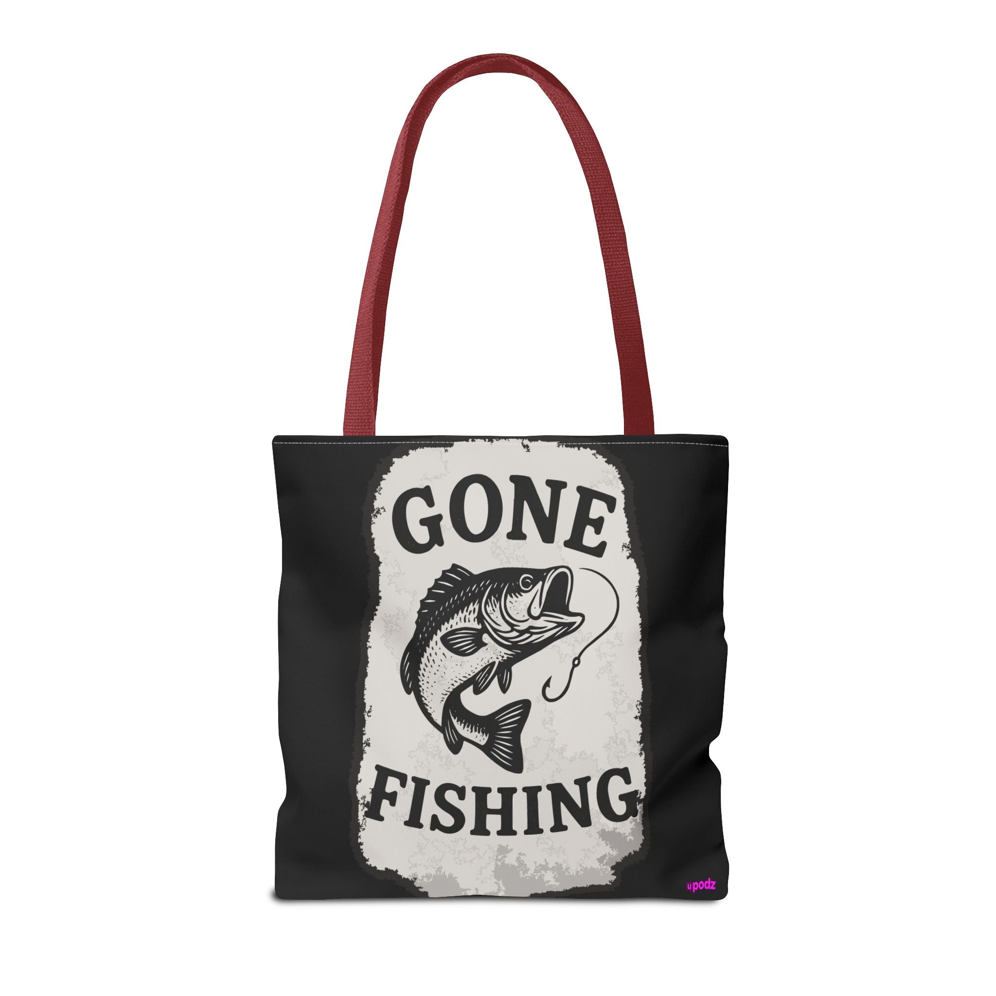 Gone Fishing Tote Bag - Quirky Fun Bag