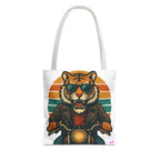 Tiger Rider Tote Bag - Quirky Fun Bag