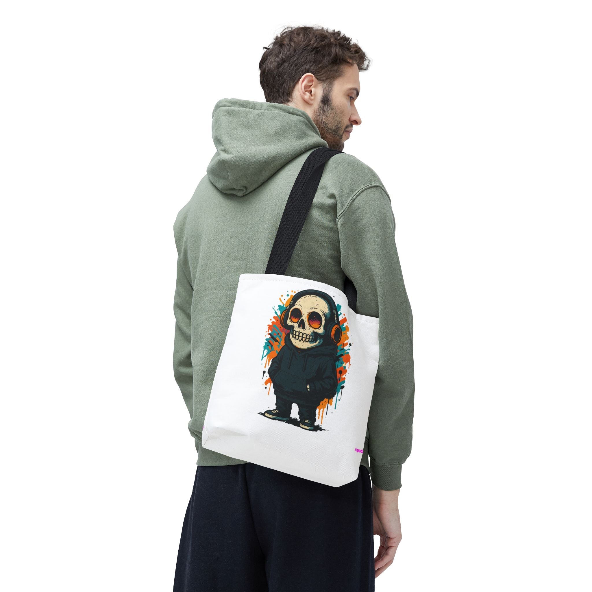 Skull Vibes Tote Bag - Quirky Fun Bag