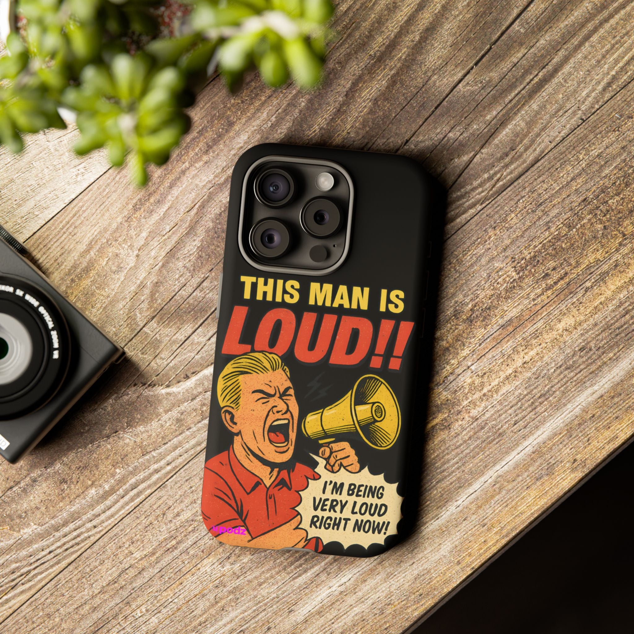 Loud Man Design, Tough Cases, Phone Cover