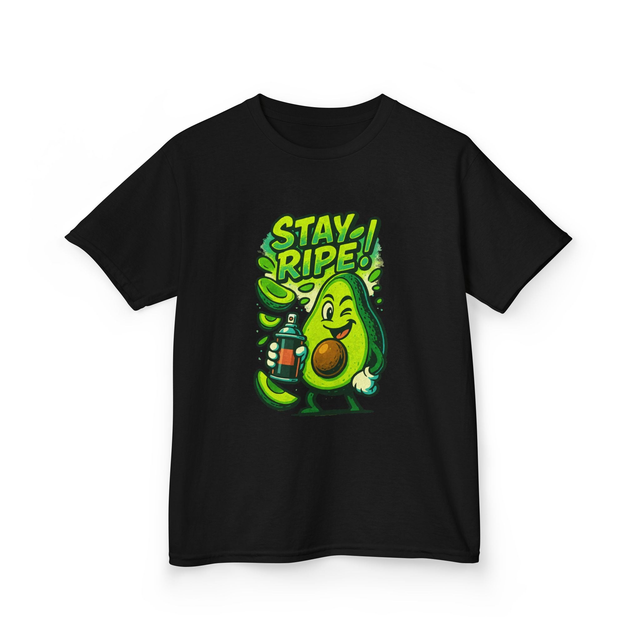 Stay Ripe Kids Tee, Fun Graphic Tee, Kids Cotton T-Shirt
