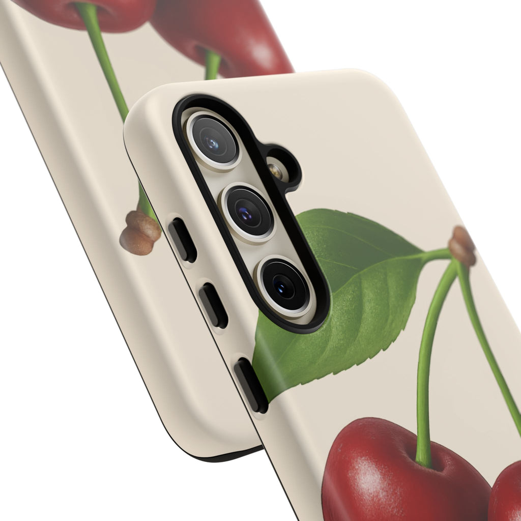 Red Cherry Design, Tough Cases, Phone Cover