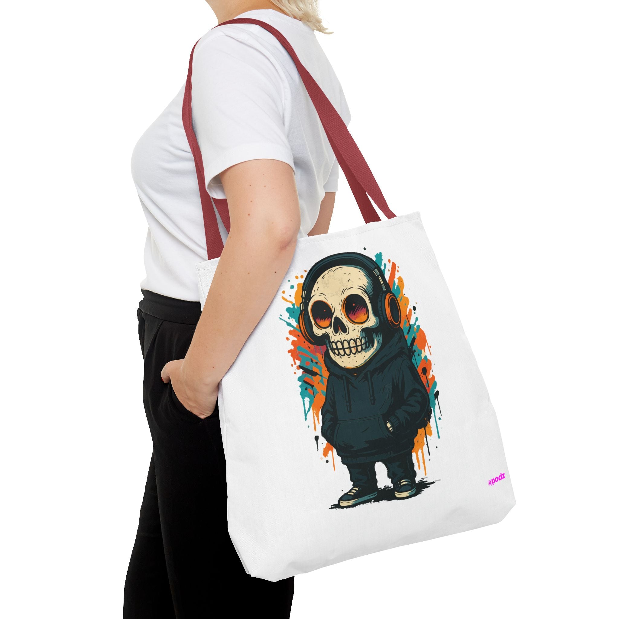 Skull Vibes Tote Bag - Quirky Fun Bag