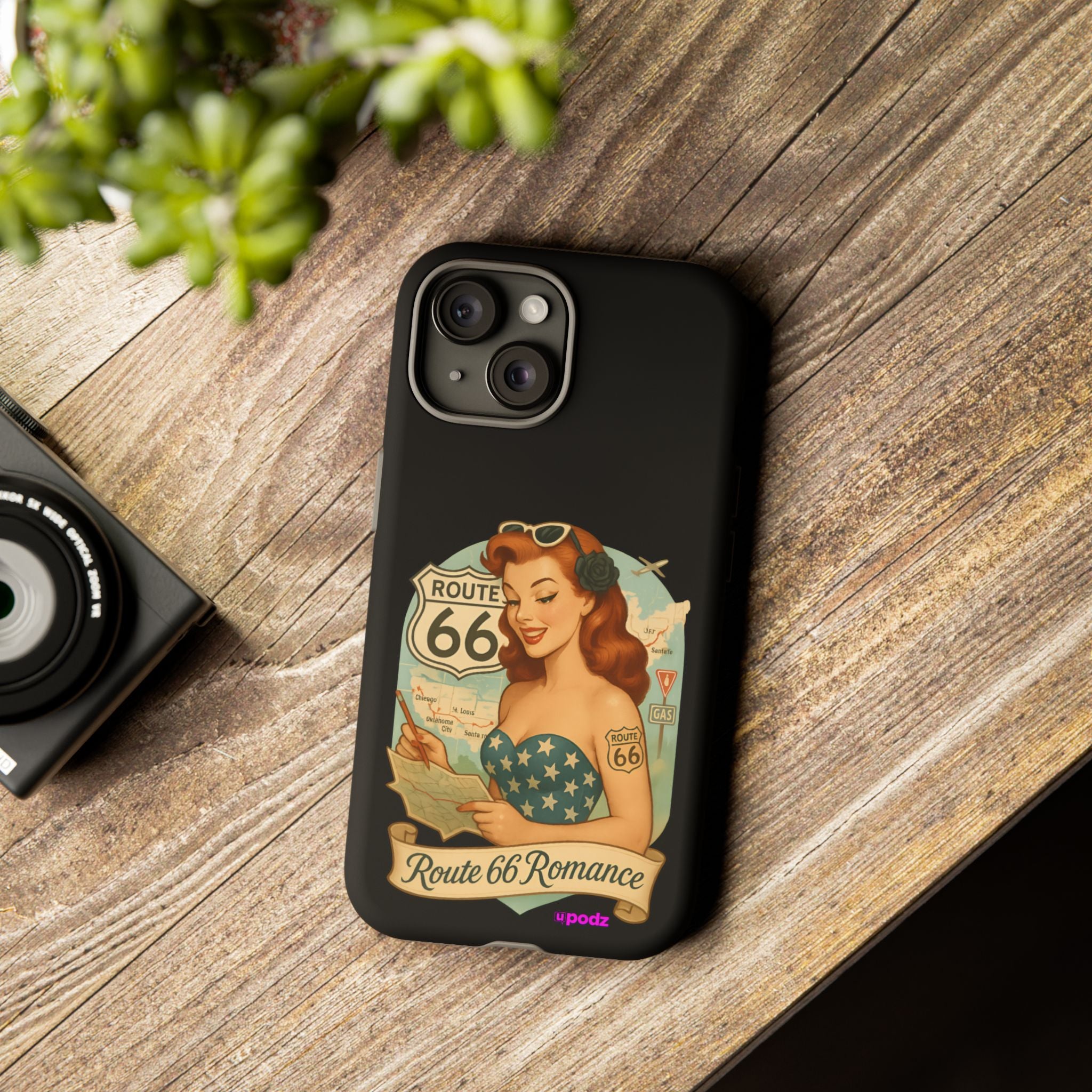 Route 66 Design, Tough Cases, Phone Cover, Unique Gift