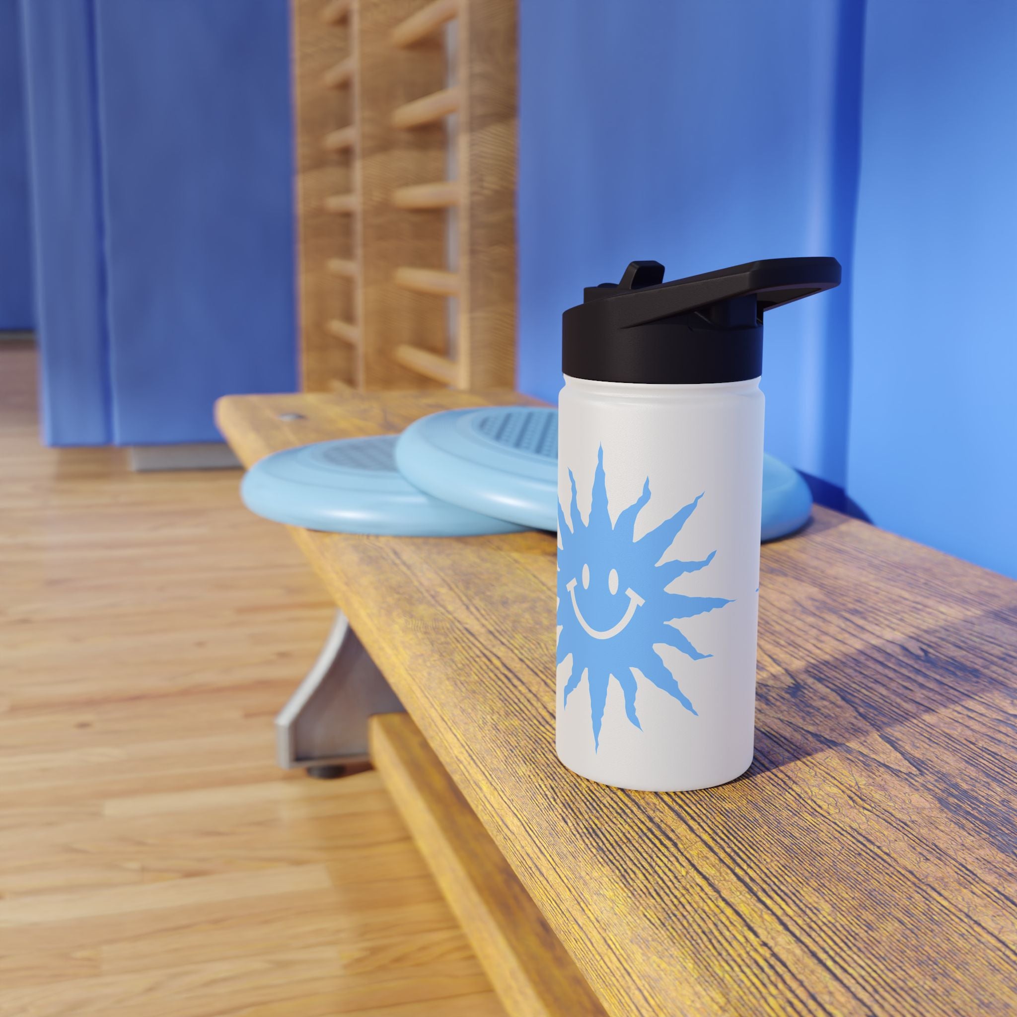 Smiley face - Stainless Steel Water Bottle