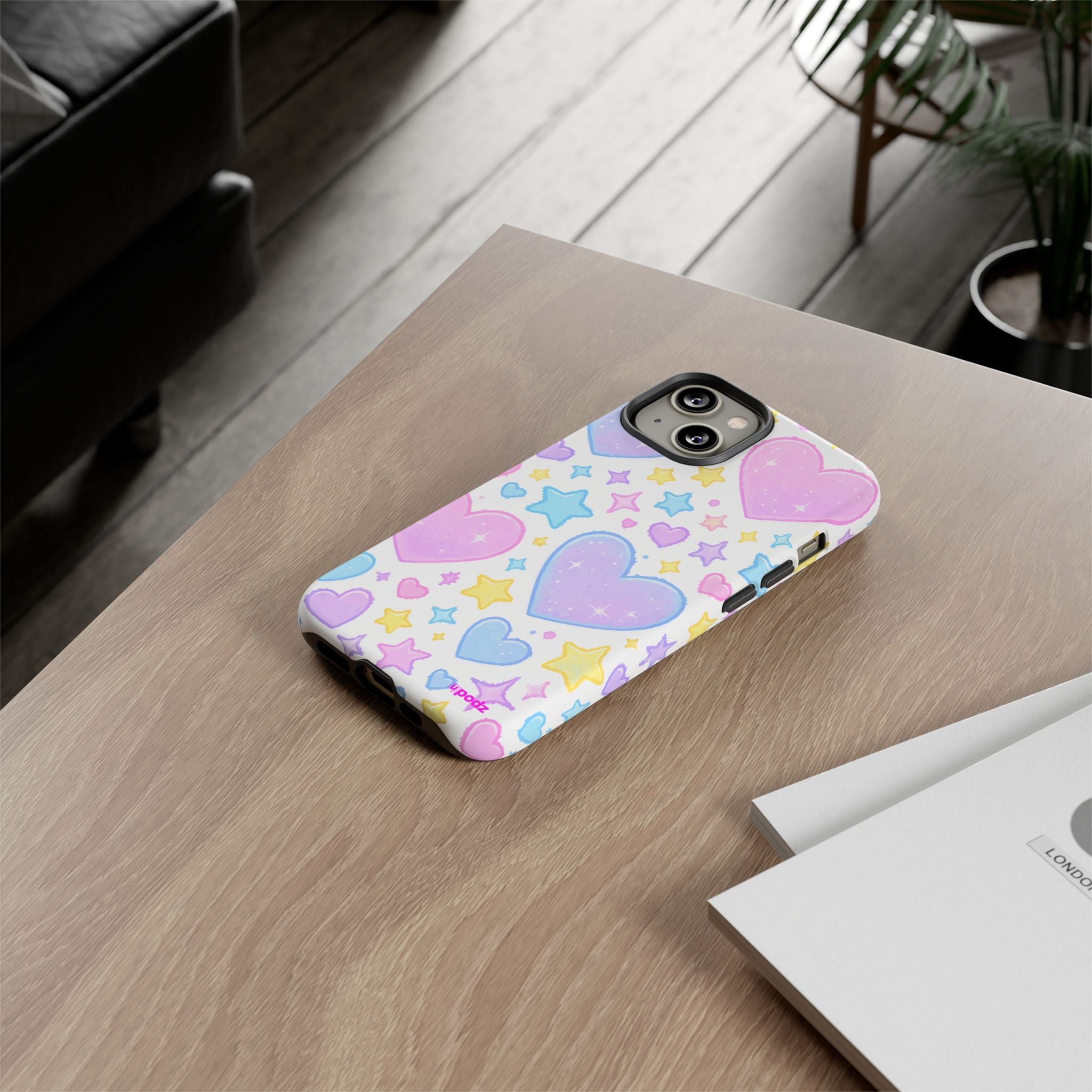 Colourful Doodle Design, Tough Cases, Phone Cover
