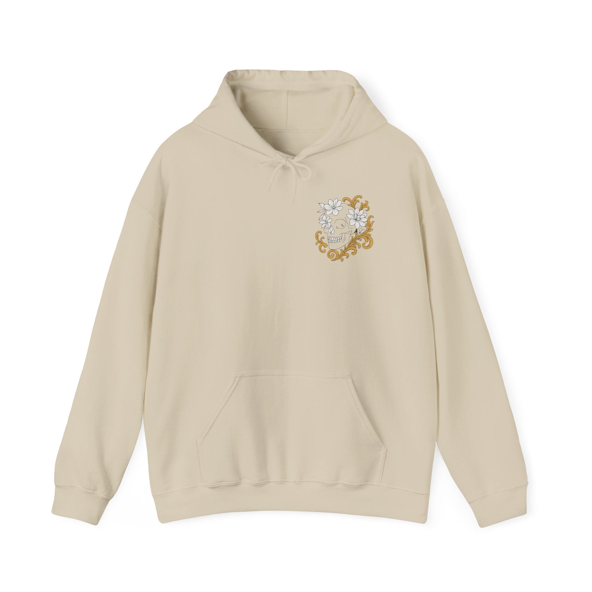 Floral Skull Hoodie