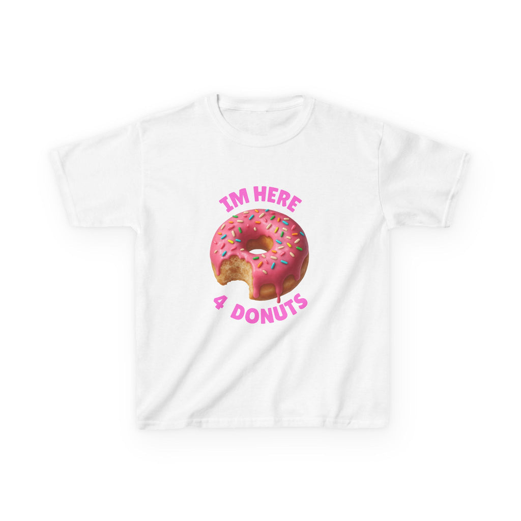 Donuts are life! Kids Tee, Fun Graphic Tee, Kids Cotton T-Shirt
