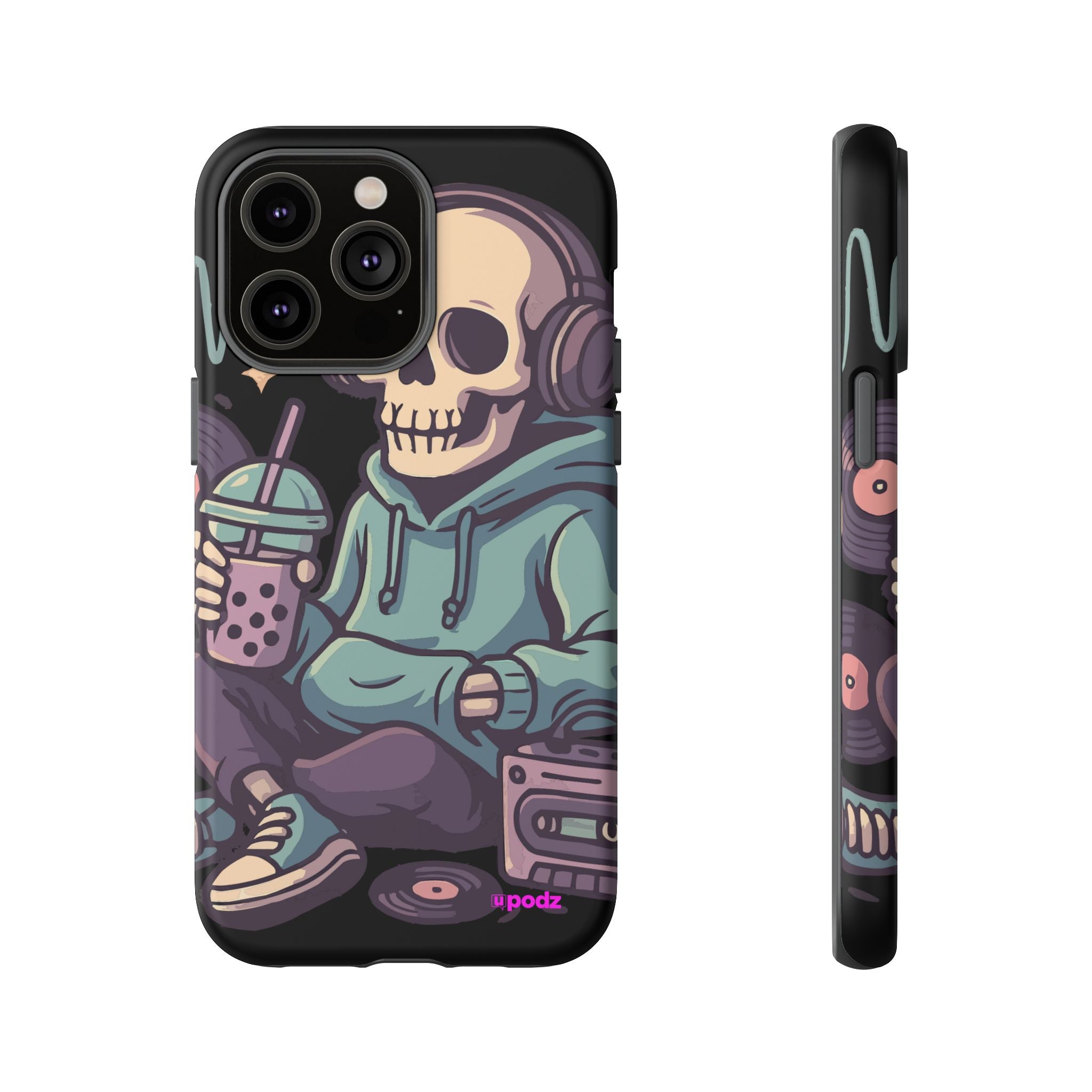 Skull Headphones Design, Tough Cases, Phone Cover