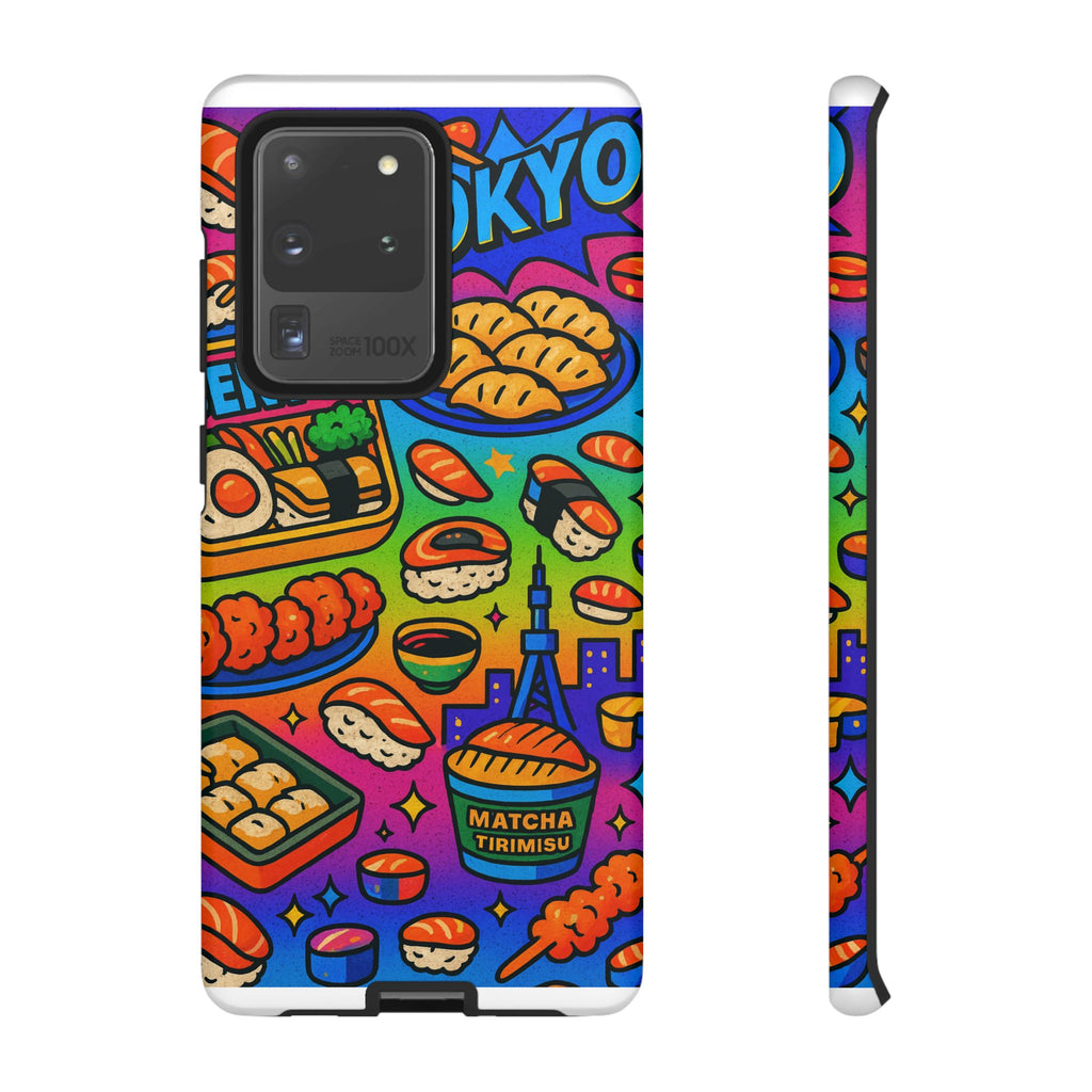 Bento Box, White Cover Design, Tough Cases, Phone Cover