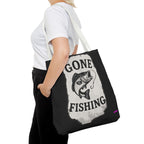 Gone Fishing Tote Bag - Quirky Fun Bag