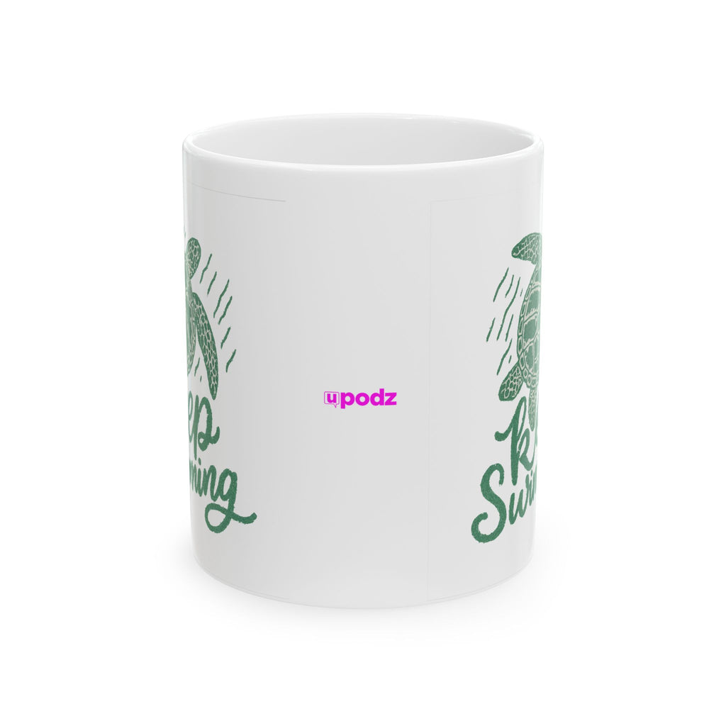 Keep Swimming Ceramic Mug |  Personalized Mug