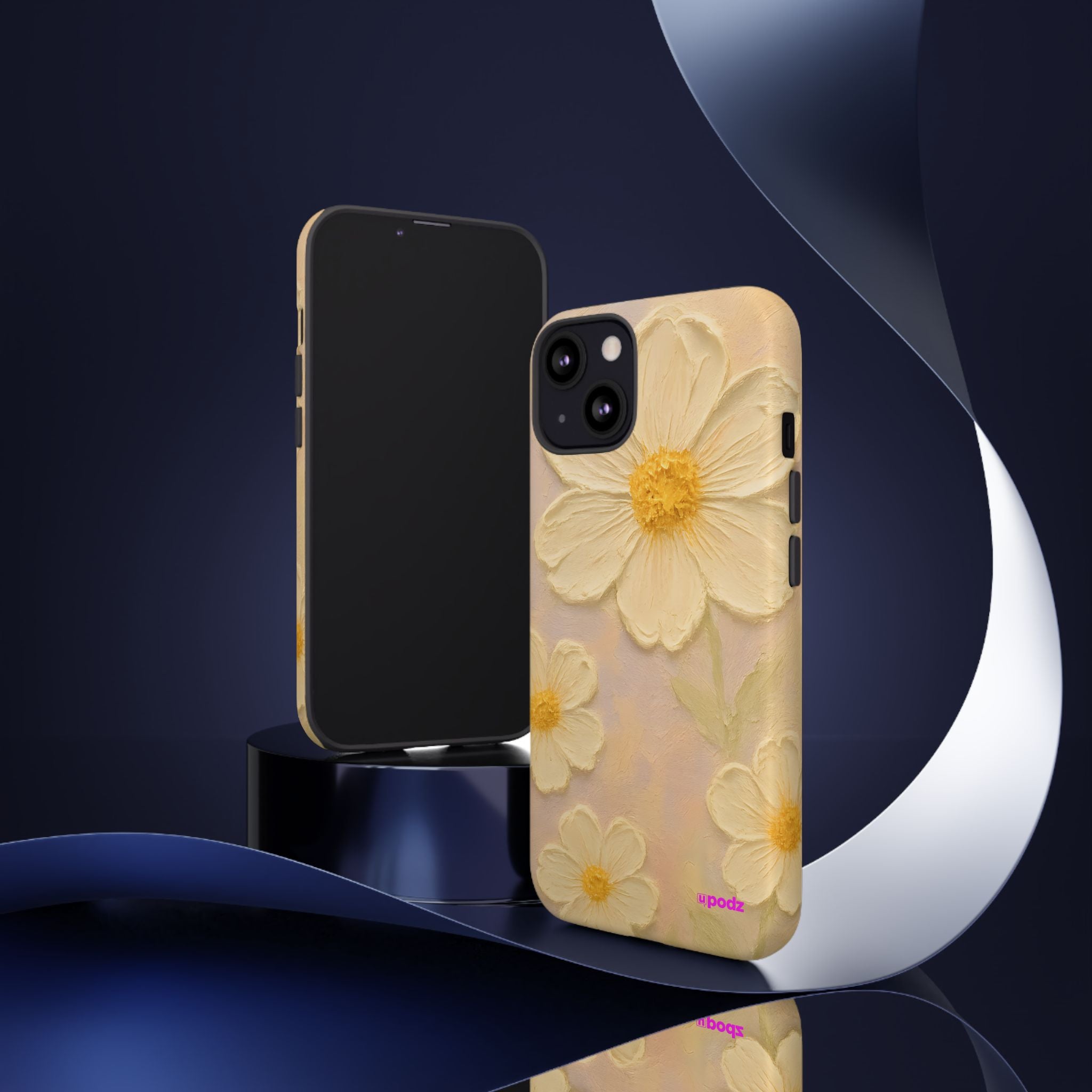 Phone Cases - Colorful Retro Oil Painting Flower