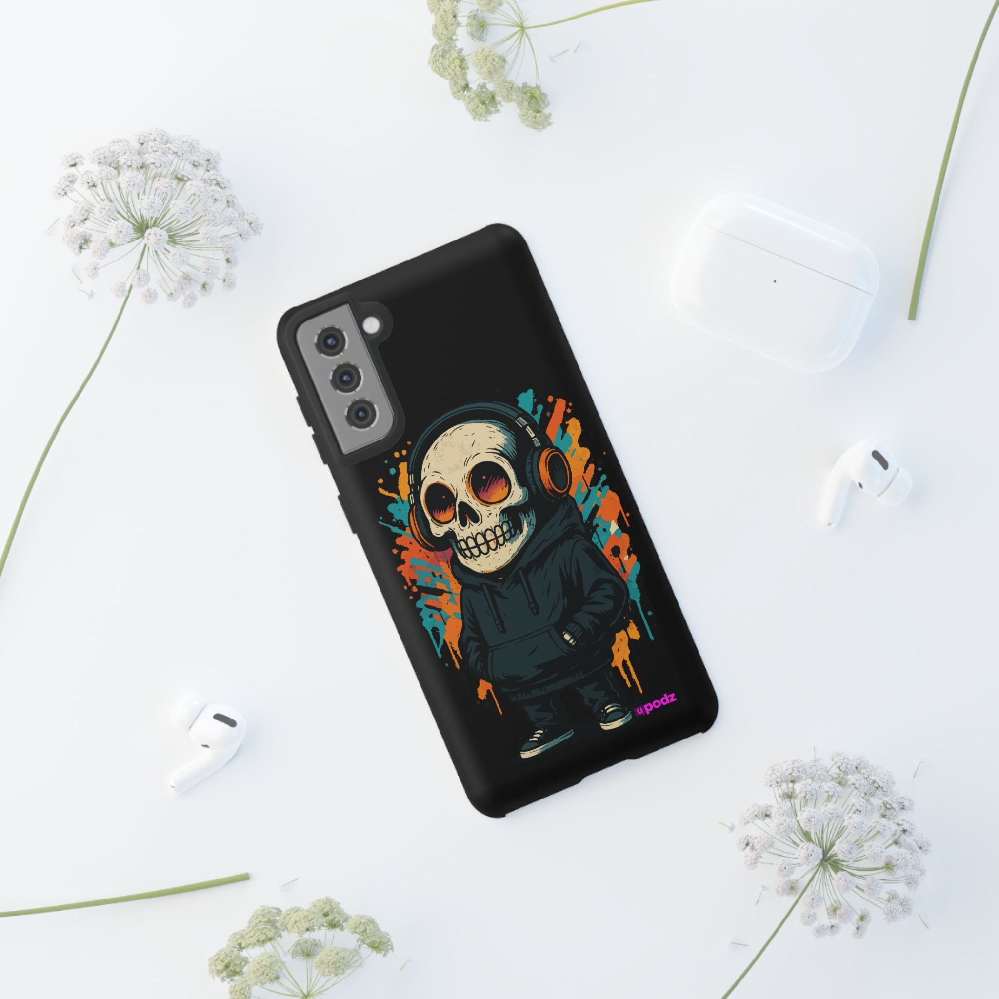 Skull Vibes Design, Tough Cases, Phone Cover