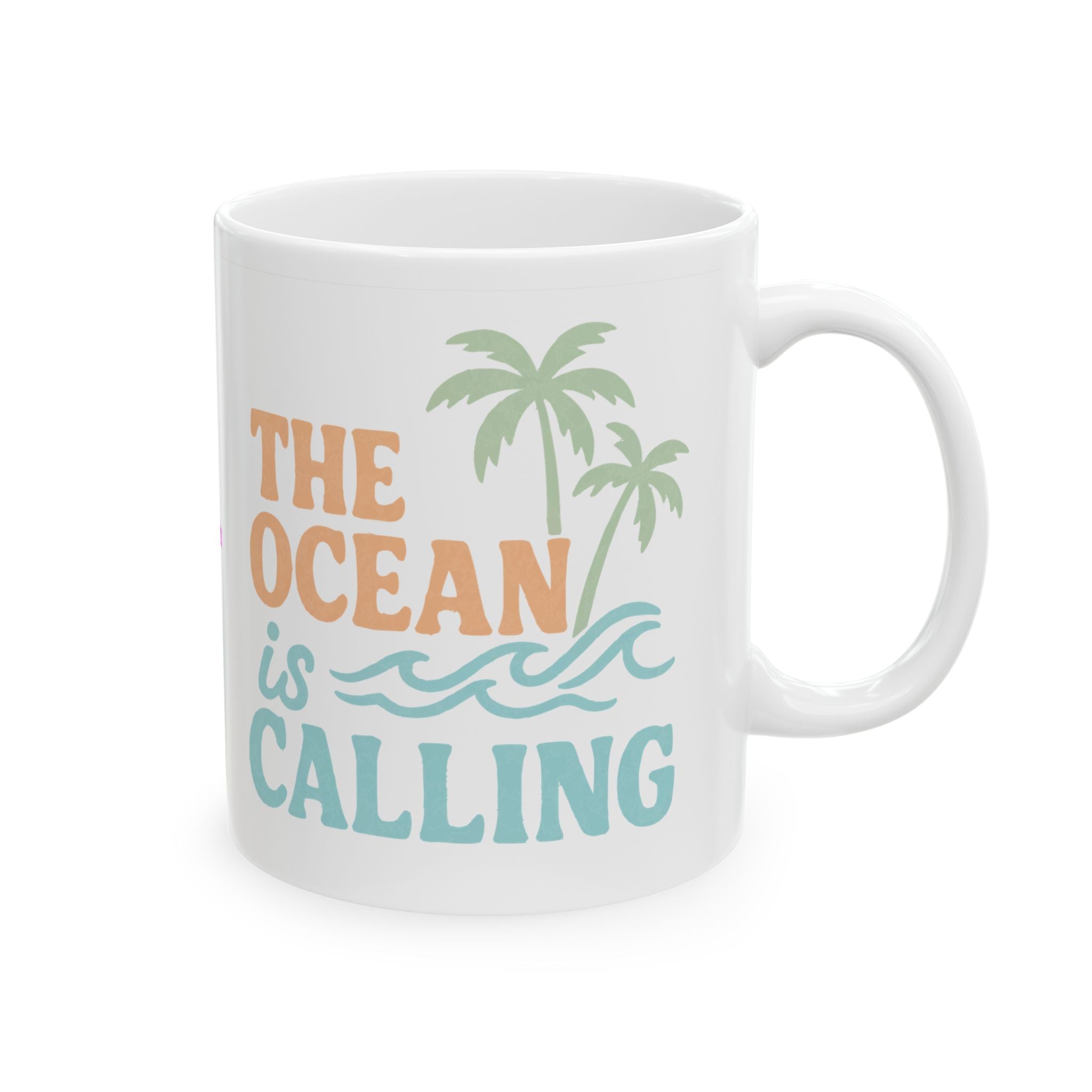 Ocean is Calling Ceramic Mug |  Personalized Mug