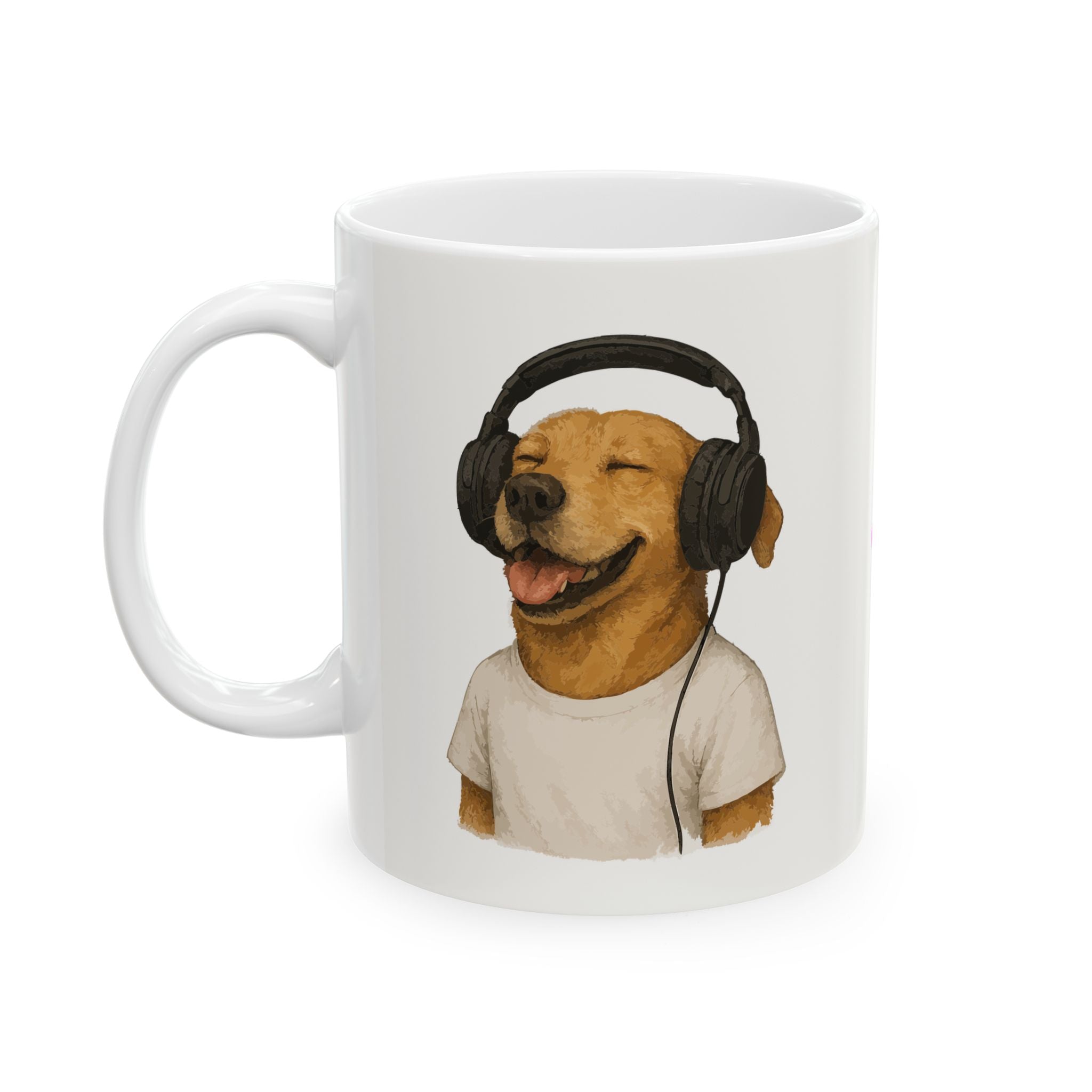 Puppy Vibes Ceramic Mug |  Personalized Mug