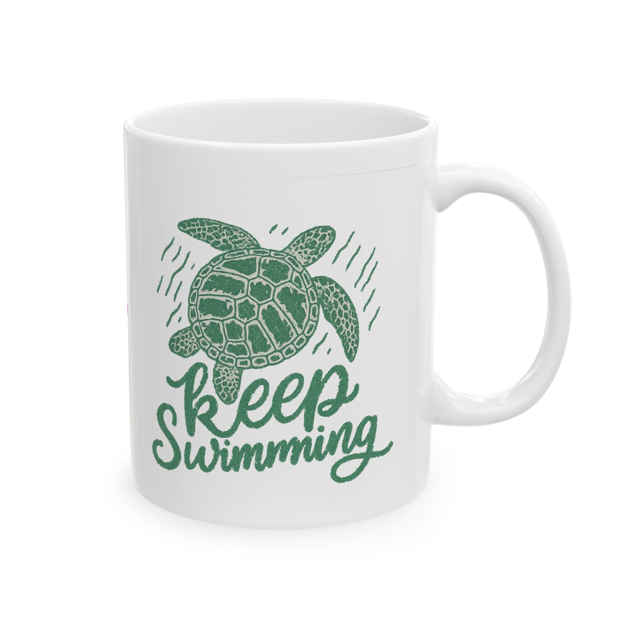 Keep Swimming Ceramic Mug |  Personalized Mug