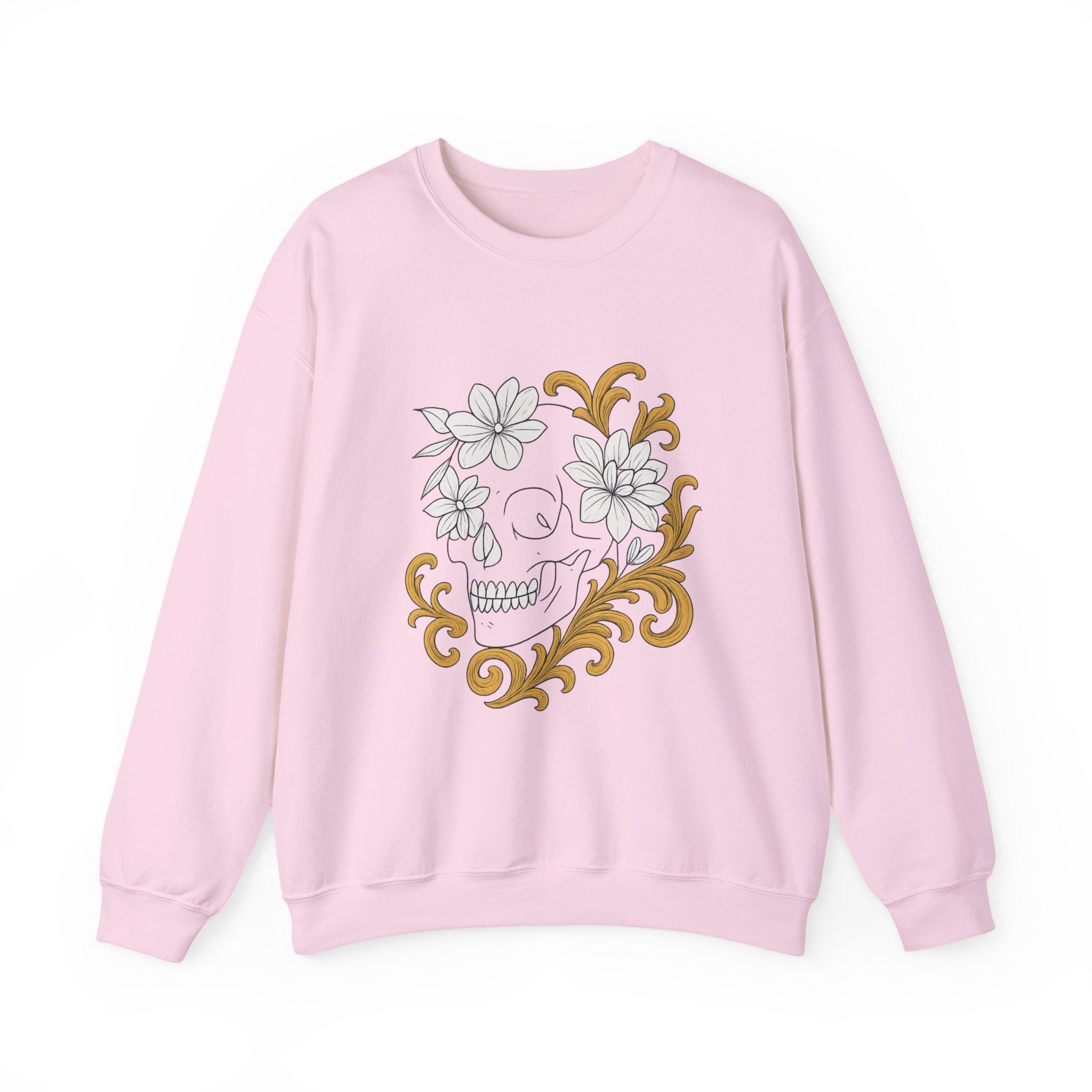 Floral Skull, Sweatshirt