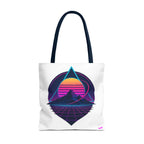 Sunset Mountain Tote - Quirky Design, Fun Bag