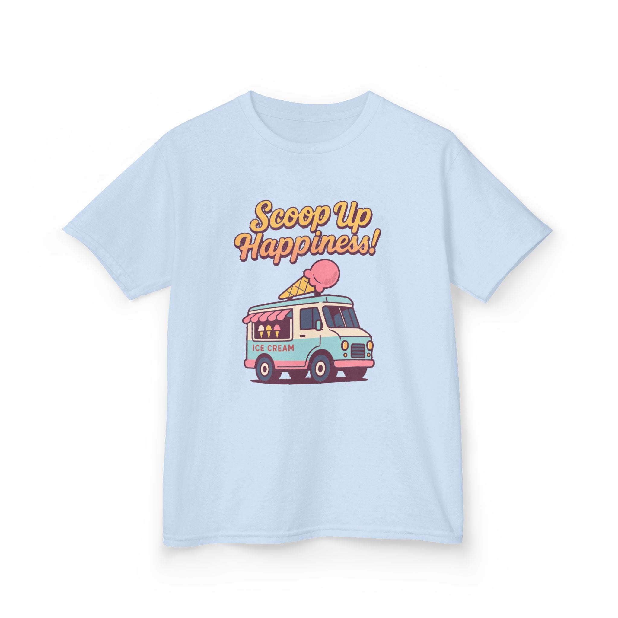 Scoop up happiness! Kids Tee, Fun Graphic Tee, Kids Cotton T-Shirt