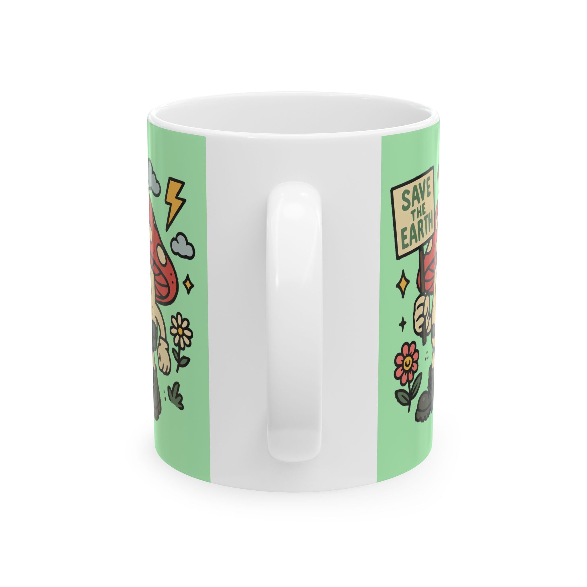 Save The Earth Ceramic Mug |  Personalized Mug