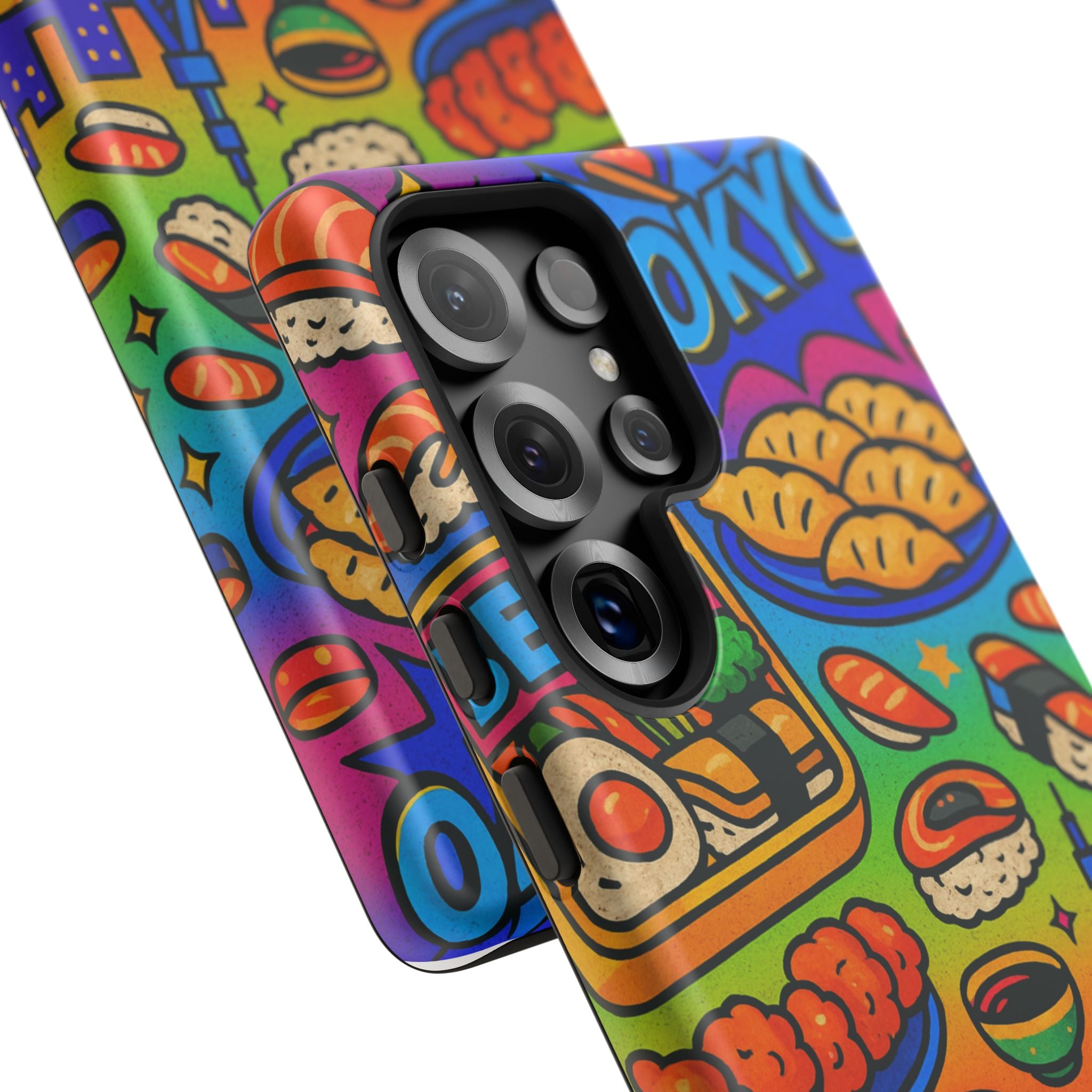 Bento Box, White Cover Design, Tough Cases, Phone Cover