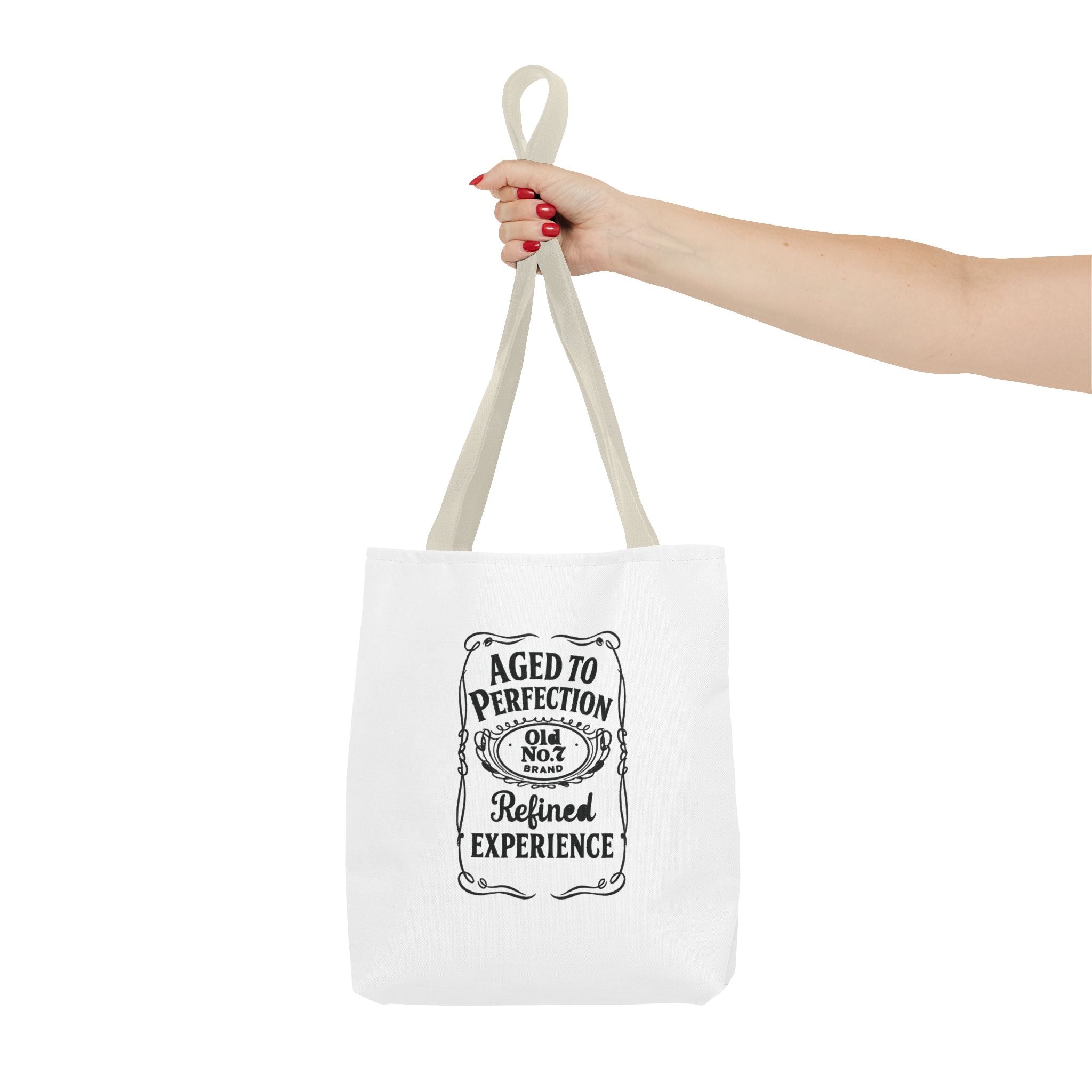 Aged to perfection Tote Bag, Inspirational Gift, Eco-Friendly Shopping Bag